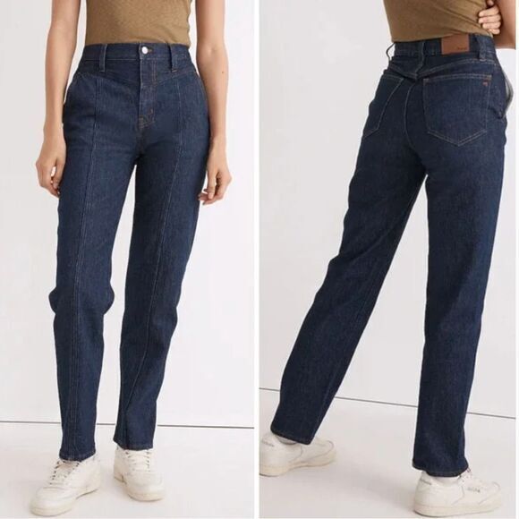 NEW Madewell The Perfect Vintage‎ Straight Jean in Greenhaven Wash, 23 - Picture 1 of 15